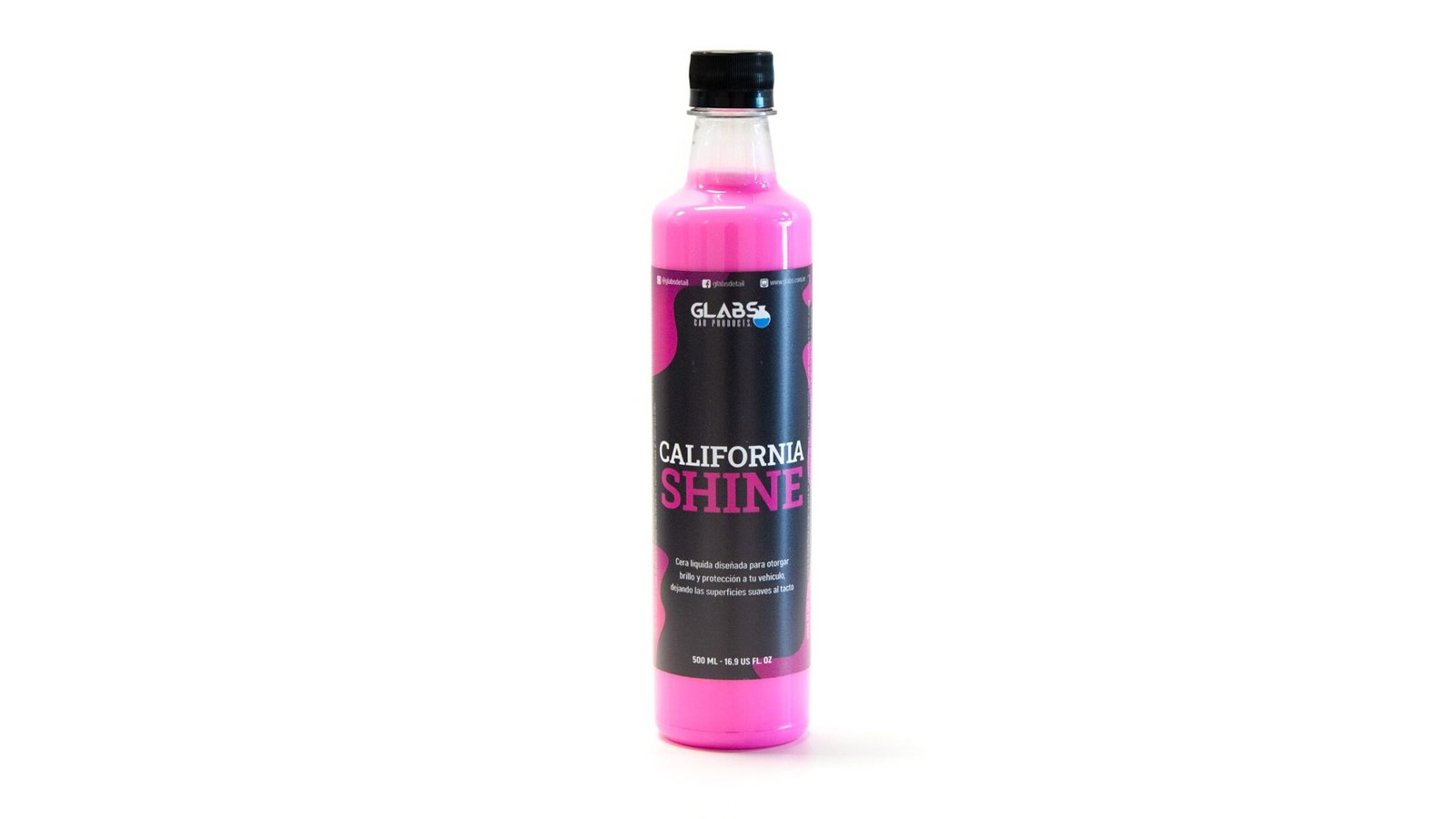 Cera Líquida California Shine Glabs 500ml Fácil Aplicacion